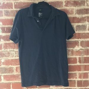 HM Mens medium blue collared shirt